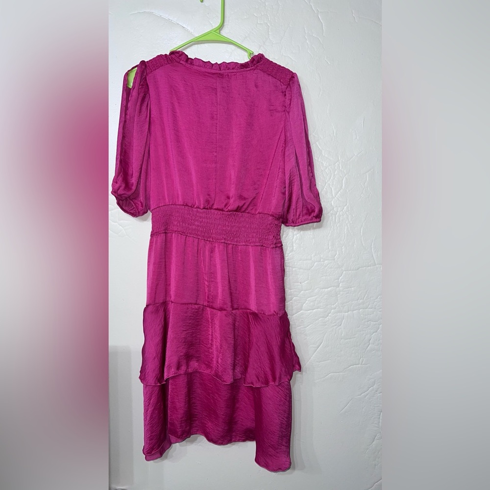 Sam Edelman Fuchsia Ruffled Blouse - Picture 4 of 8